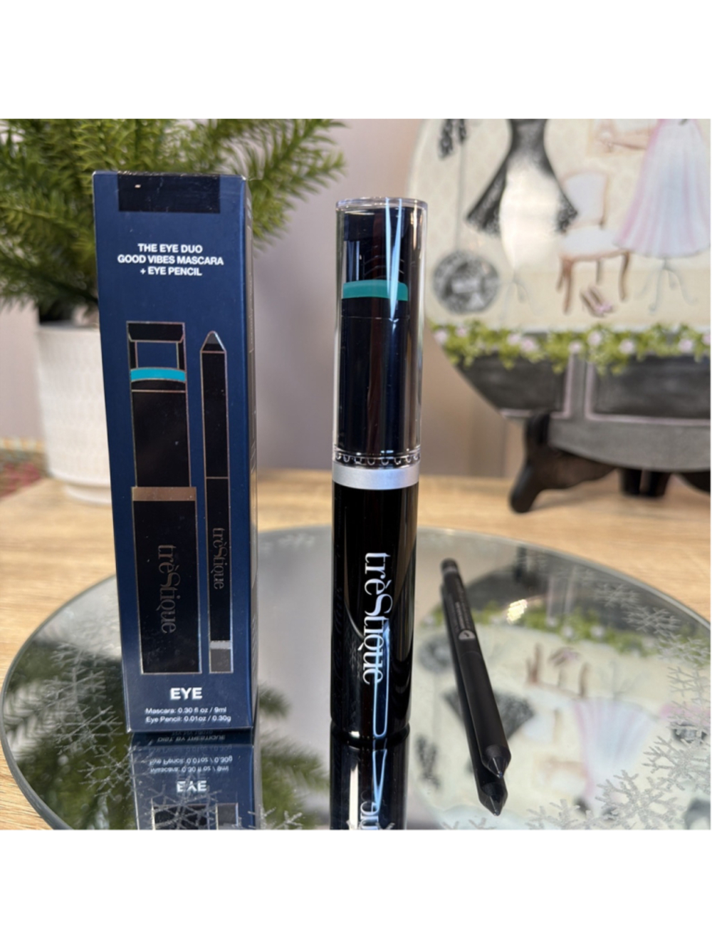 TRÈSTIQUE Good Vibes 2-in-1 Lash Curler + Mascara And Eye Pencil - Picture 2 of 5